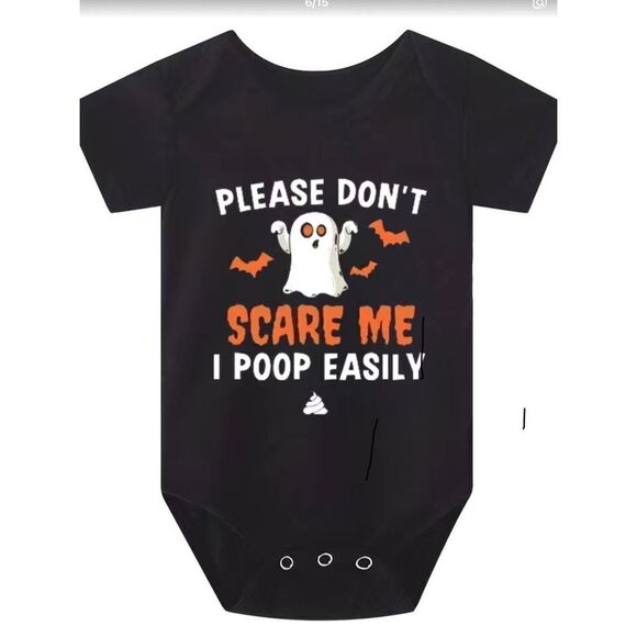 New Halloween Funny Pattern Baby Romper 3-6M - Picture 1 of 2